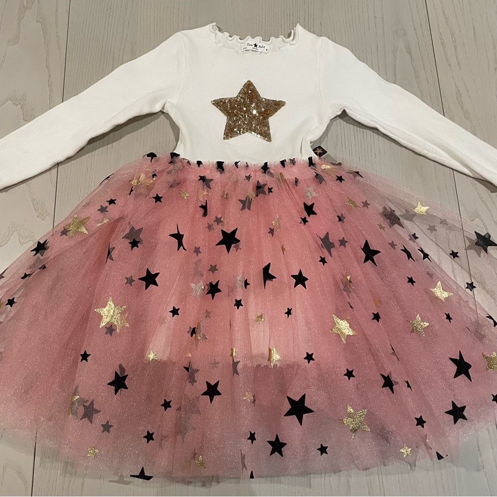 Petite Hailey Mia Star Dress 4T - Picture 2 of 6
